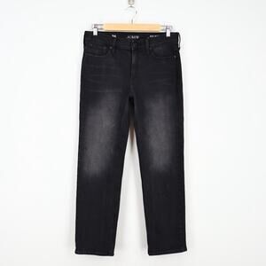 J.Crew Mid Rise 90s Classic Straight Fit Jean Charcoal Wash Size 26 NWOT